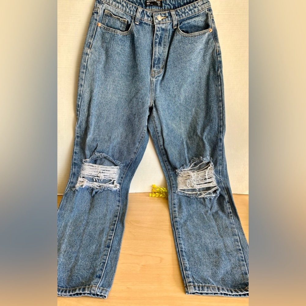 Prettylittlething mom denim jeans